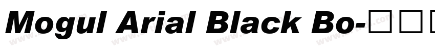 Mogul Arial Black Bo字体转换